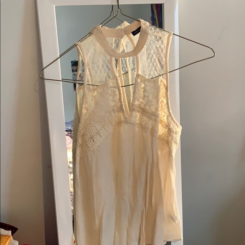 Cream blouse